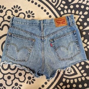 Vintage 501 Levi's High Rise Jean Shorts Size 27